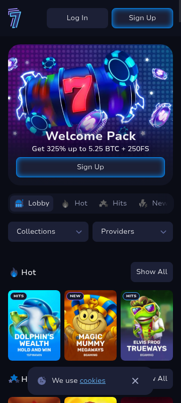 7Bit Casino mobile screenshot